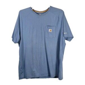 Carhartt Men's XXL Blue Relaxed Fit Short‎ Sleeve Pocket T-Shirt